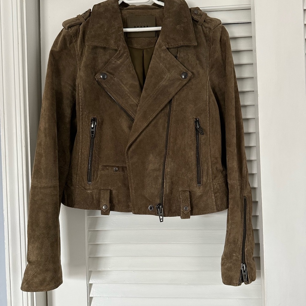 BLANKNYC
Suede Moto Jacket